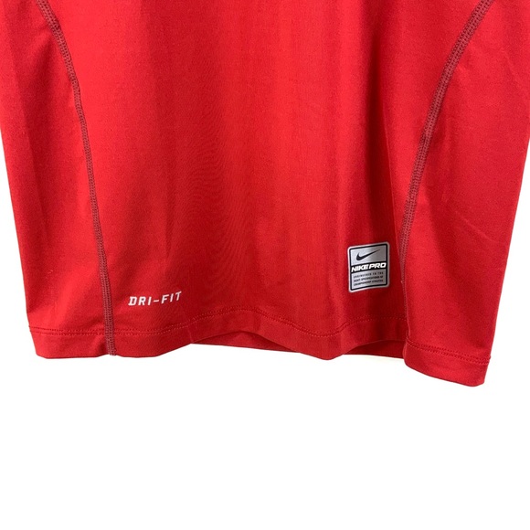 ♻️DONATED 3-30-24♻️           NIKE PRO Compression Long Sleeve Under Shirt Youth - Picture 3 of 4